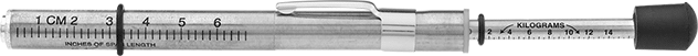 McMaster 6018K101 Belt Tension Gauge, for a-, B- and C-Section V-Belts, 1" Maximum Belt Width