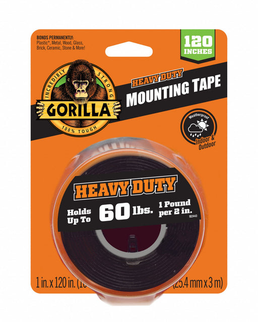 The 102441 Film Tape, 1 in Roll Wd, 3 3/8 yd Overall Roll Lg, 43 mil Thick, Acrylic