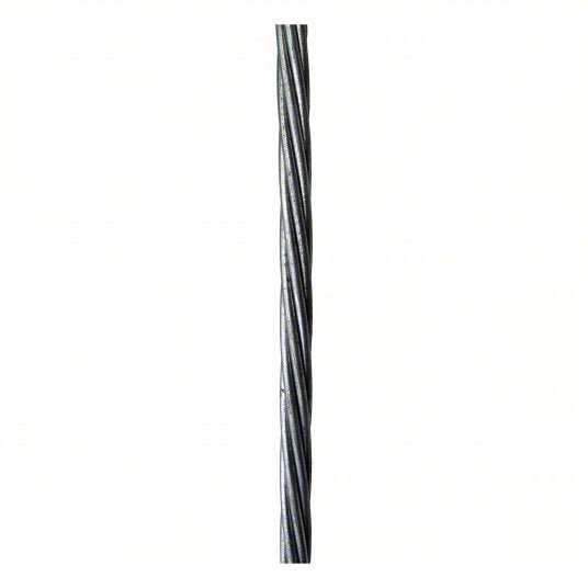 Lad-Saf 6118030 Cable Vertical Safety System Trailing, Steel, Auto, 30 ft Lifeline Lg, 620 lb Capacity