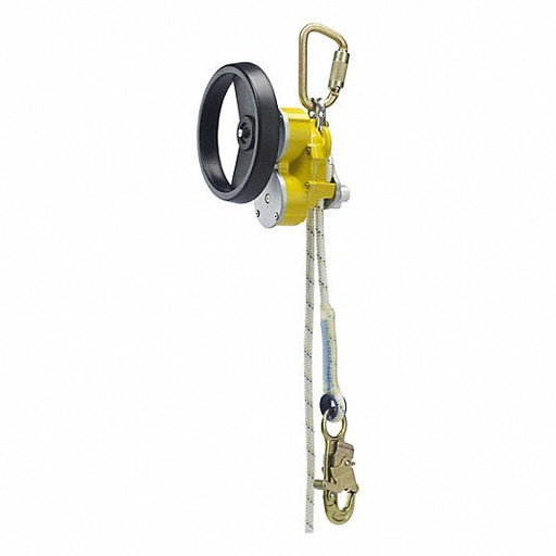3M 3327400 Rescue and Descent Device Lower, Carabiner, Snap Hook, 400 ft Max Working Lg, Yellow - Redwood.KV61DH08