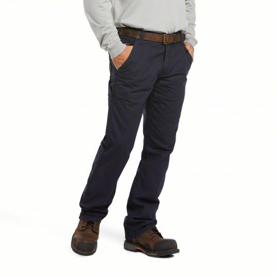 Ariat 10019623 Relaxed Fit FR Carpenter Pants 12.7 cal/sq cm ATPV, Men's, Includes Cargo Pocket, 35 in Waist
