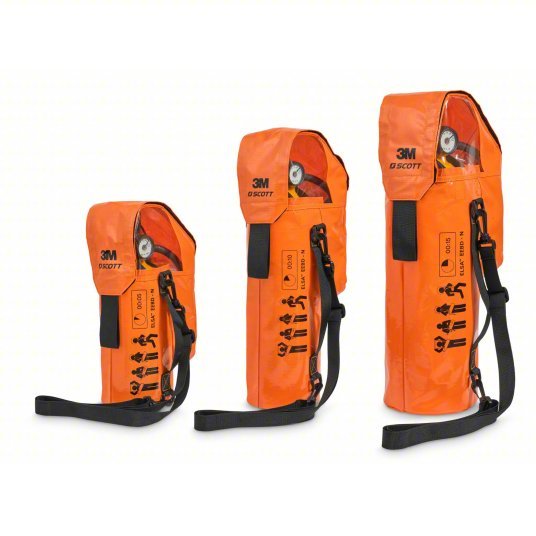 3M Scott 8007214-D Emergency Escape Breathing Device 15 min Escape Duration, 3,000 psi Cylinder Pressure