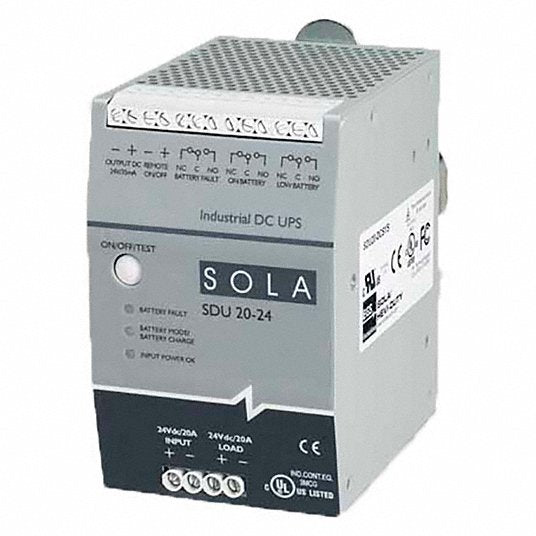 SOLAHD SDU2024B UPS Single Phase, 480 VA Power Rating, 23 V DC_30 V DC Input, 23 V DC_30 V DC Output - Redwood.KV61VD24