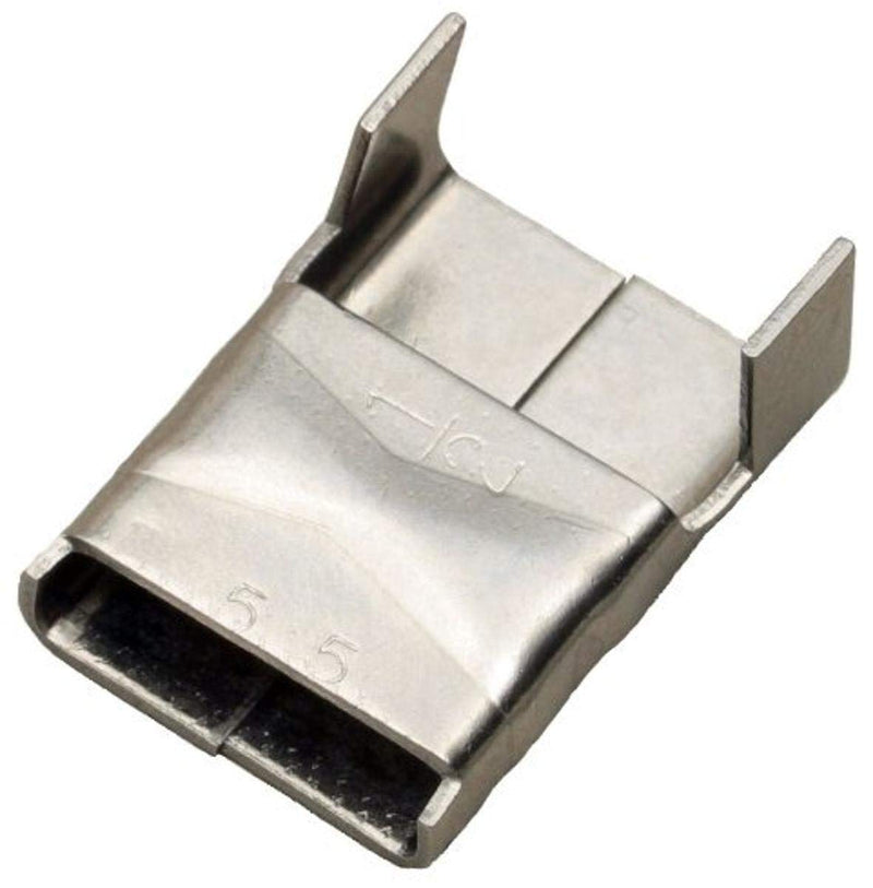 Band-IT AE4549 Clips 1/2,PK100 316 Stainless Steel