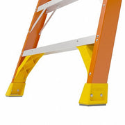 Werner 6205 Stepladder 5 ft Ladder Size, Fiberglass, 300 lb Load Capacity, 19 lb Wt, 2.8 ft Standing Ht