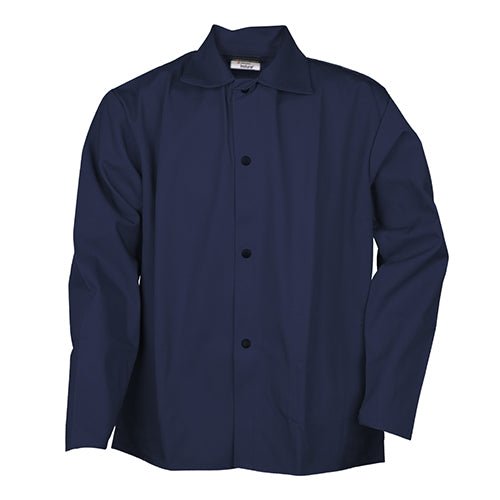 Tillman 6230I2X Welding Jacket PK7 Men's, Indura ( 9 oz ), Navy, Snaps, 1 Total Pockets, 2XL, 30 in Lg