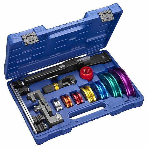 Yellow Jacket 63325 Alloy Deluxe Ratchet Hand Bender: 12 Total Pcs, Miscellaneous Tools, Tool Case - Redwood.KV782WL7