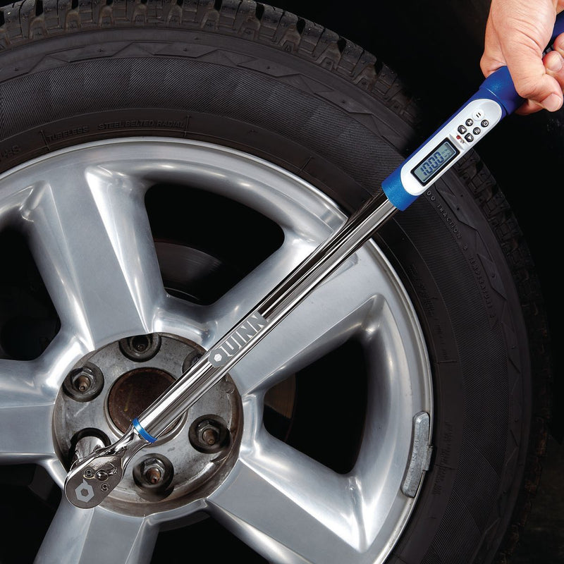 Quinn 64915 3/8 in. Drive 5-100 ft. lb. Digital Angle Torque Wrench