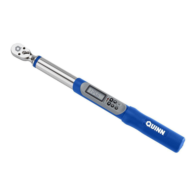 Quinn 64915 3/8 in. Drive 5-100 ft. lb. Digital Angle Torque Wrench