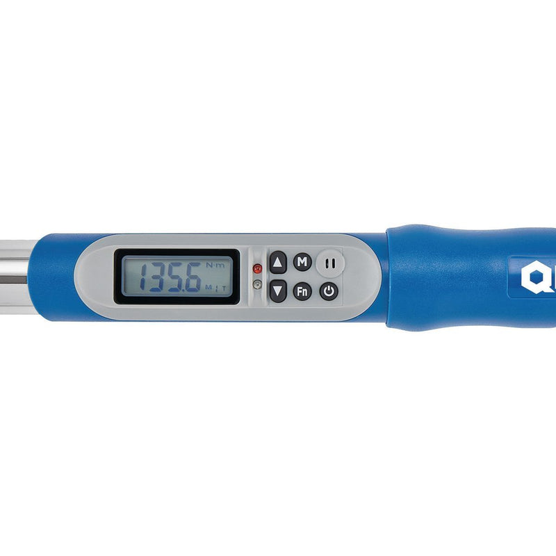 Quinn 64915 3/8 in. Drive 5-100 ft. lb. Digital Angle Torque Wrench