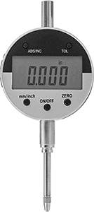 McMaster 6549N11 Electronic Plunger Variance Indicator with Flexible-Arm Magnetic-Base Holder, Forward Count