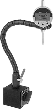 McMaster 6549N11 Electronic Plunger Variance Indicator with Flexible-Arm Magnetic-Base Holder, Forward Count