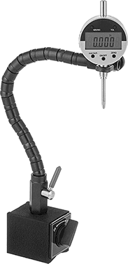 McMaster 6549N11 Electronic Plunger Variance Indicator with Flexible-Arm Magnetic-Base Holder, Forward Count