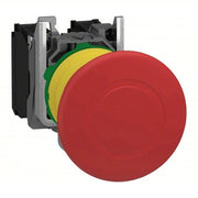 Schneider XB5AT845 Emergency Stop Push Button 22 mm Size, Maintained Push / Maintained Pull, Red
