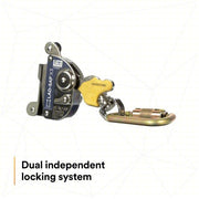 3M DBI-SALA 6160054 Cable Sleeve Trailing, Stainless Steel, Auto, 310 lb Capacity, 0.38 in Cable Dia