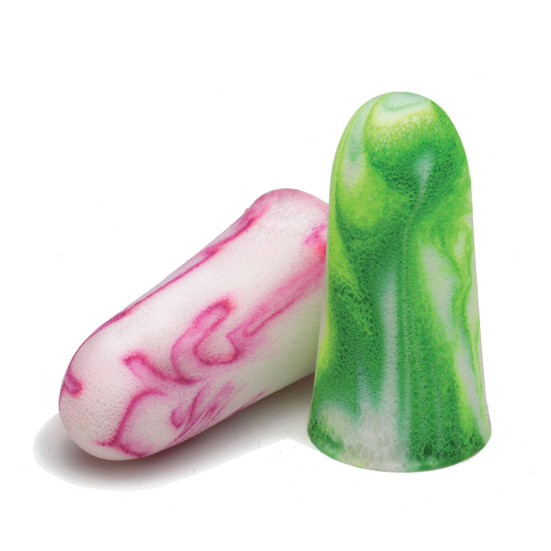 Moldex 6654 Multi-Color Foam Earplugs, Corded, 100 Pairs/Box