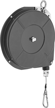 McMaster 6652A22 Automatic-Return Hanging Retractor with Cable Lock, 1 to 15 lb. Capacity