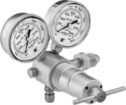 McMaster 6677A13 Tank-Mount High-Pressure-Regulating Valve, for Air and Inert Gas, CGA 580 Ngo Inlet, 200-3000 PSI
