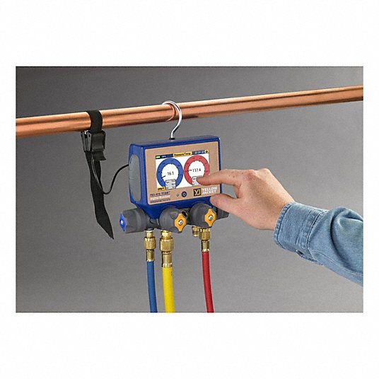 Yellow Jacket 67031 Temperature Probe Strap 8 in Lg, Input 3 1/2 mm Male, A2L Compatible
