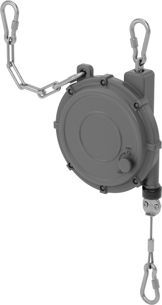McMaster 6704A812 Tool Balancer with Cable Lock, Screw-Locking Clip, 4 to 8 lb. Capacity