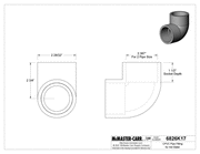 McMaster 6826K17 90 Degree Elbow Connector, 2 Socket-Connect Female