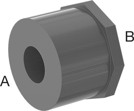 McMaster 6826K125 Bushing Reducing Adapter, 2 Socket Male x 1 Socket Female