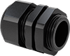 McMaster 69915K55 Plastic Submersible Cord Grip, NPT Threads, for 0.51"-0.71" Cord OD, 3/4 Knockout Size