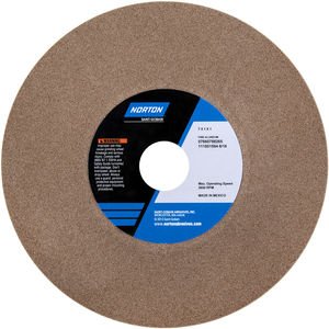 Norton 07660788286 Bench & Pedestal Grinding Wheel: 8″ Dia, 1″ Thick, 1″ Hole Dia, Aluminum Oxide