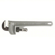 Ridgid 810/31090 Pipe Wrench Aluminum, 1 1/2 in Jaw Capacity, Serrated, 10 in Overall Lg, I-Beam