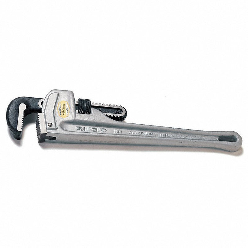 Ridgid 31095 Pipe Wrench, Straight, Aluminum, 14 in L, 2 in Jaw Capacity