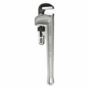 Ridgid 31095 Pipe Wrench, Straight, Aluminum, 14 in L, 2 in Jaw Capacity
