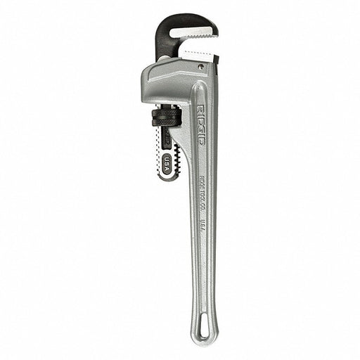 Ridgid 31095 Pipe Wrench, Straight, Aluminum, 14 in L, 2 in Jaw Capacity