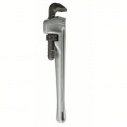 Ridgid 31100 Pipe Wrench Aluminum, 2 1/2 in Jaw Capacity, Serrated, 18 in Overall Lg, I-Beam