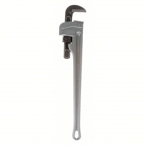 Ridgid 824/31105 Pipe Wrench Aluminum, 3 in Jaw Capacity, Serrated, 24 in Overall Lg, I-Beam