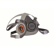 3M 6200 Half Mask Respirator, 0 Cartridges Included, Thermoplastic Elastomer, M Mask Size