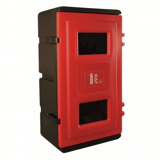 Jonesco JBDE73 Fire Extinguisher Cabinet For 30 lb Tank Wt, Cabinet, Surface