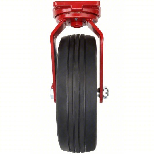 Hamilton S-7516-SPRT Plate Caster with Flat-Free Wheels 16 in Wheel Dia., 2900 lb, 18 1/2 in Mounting Ht, D
