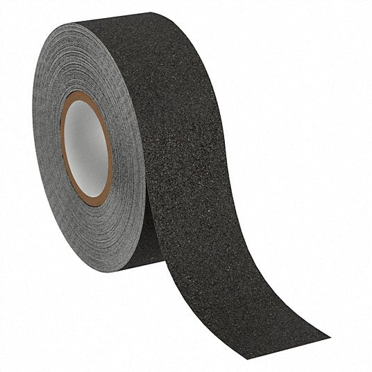 3M 510 Anti-Slip Tape Coarse, 60 Grit Size, Solid, Black, 2 in x 60 ft, 36 mil Tape Thick, Rubber