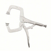Irwin 11SP Locking C-Clamp Swivel, 3 1/2 in Max Jaw Opening, 2 5/8 in Throat Dp, 11 in Overall Clamp Lg