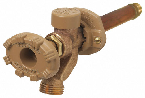 Woodford 19CP-4 Sillcock, Handwheel, Brass, Powder Coated, Aluminum, 1/2 in Inlet Connection Size, NPT