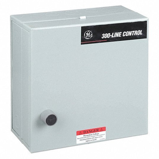 GE CR309C104 Magnetic Motor Starter Reversing, 3 Poles, NEMA Size 1, 27 A, 480V AC Coil, Thermal Protection - Redwood.KV6VDN4