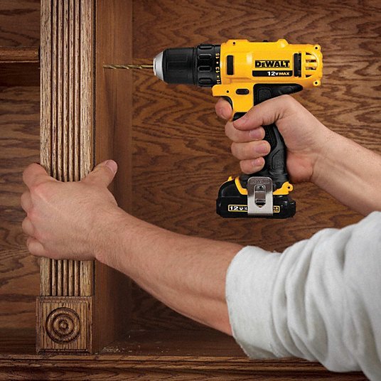 Dewalt DCD710S2 3/8 in, 12V DC Cordless Drill, Battery Included