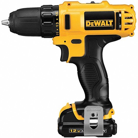 Dewalt DCD710S2 3/8 in, 12V DC Cordless Drill, Battery Included