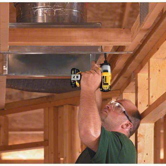 DeWalt DCF815S2 Impact Driver 950 in-lb Max. Torque, 2,450 RPM Free Speed, 3,400 Impacts per Minute, (2) 1.3 Ah