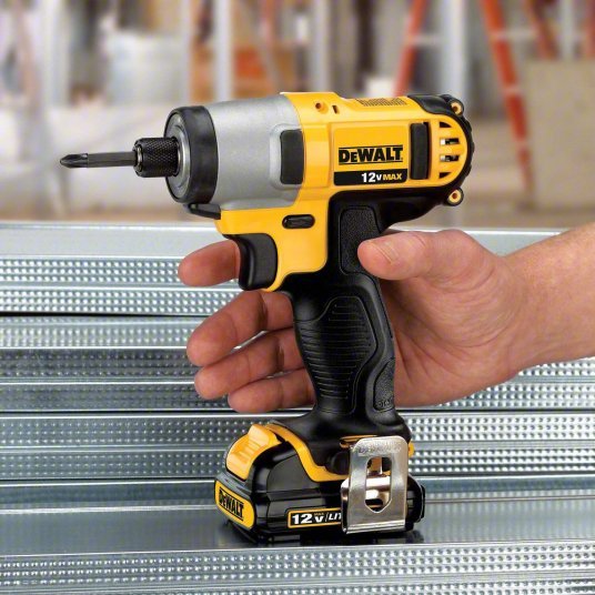 DeWalt DCF815S2 Impact Driver 950 in-lb Max. Torque, 2,450 RPM Free Speed, 3,400 Impacts per Minute, (2) 1.3 Ah