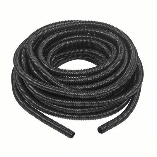 Hubbell B2050 Liquid-Tight Flex Plastic Conduit 1/2 in Trade Size, Black, 100 ft Nominal Lg, B