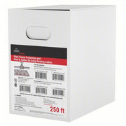 Raychem 735039-000 Electric Heating Cable For Indoor Only, 250 ft Cable Lg, 120V AC, 6 W Watts per Foot @ 40F