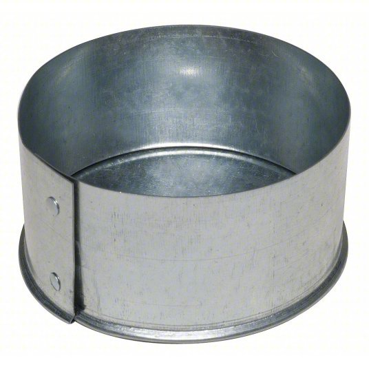 Greenseam GRECP4GA24 End Cap Steel, For 4 in Dia, 2 in Lg, 4 in Inlet Dia, 24 ga Material Thick