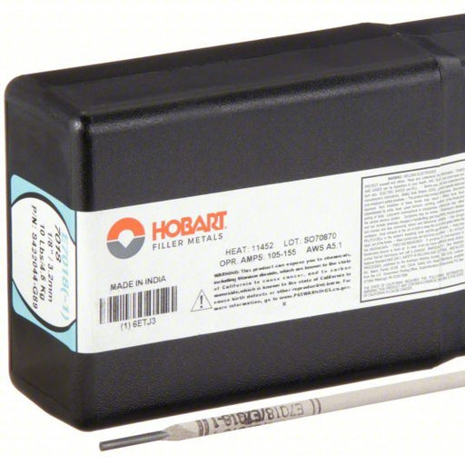 Hobart S422044-G89 Stick Electrode Carbon Steel, E7018-1 H4R, 1/8 in x 14 in, 10 lb
