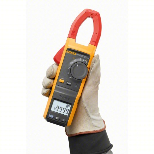 FLUKE-381 Digital Clamp Meter Clamp-Jaw Jaw, CAT III 1000V/CAT IV 600V, TRMS, 999.9 A Max. AC Current